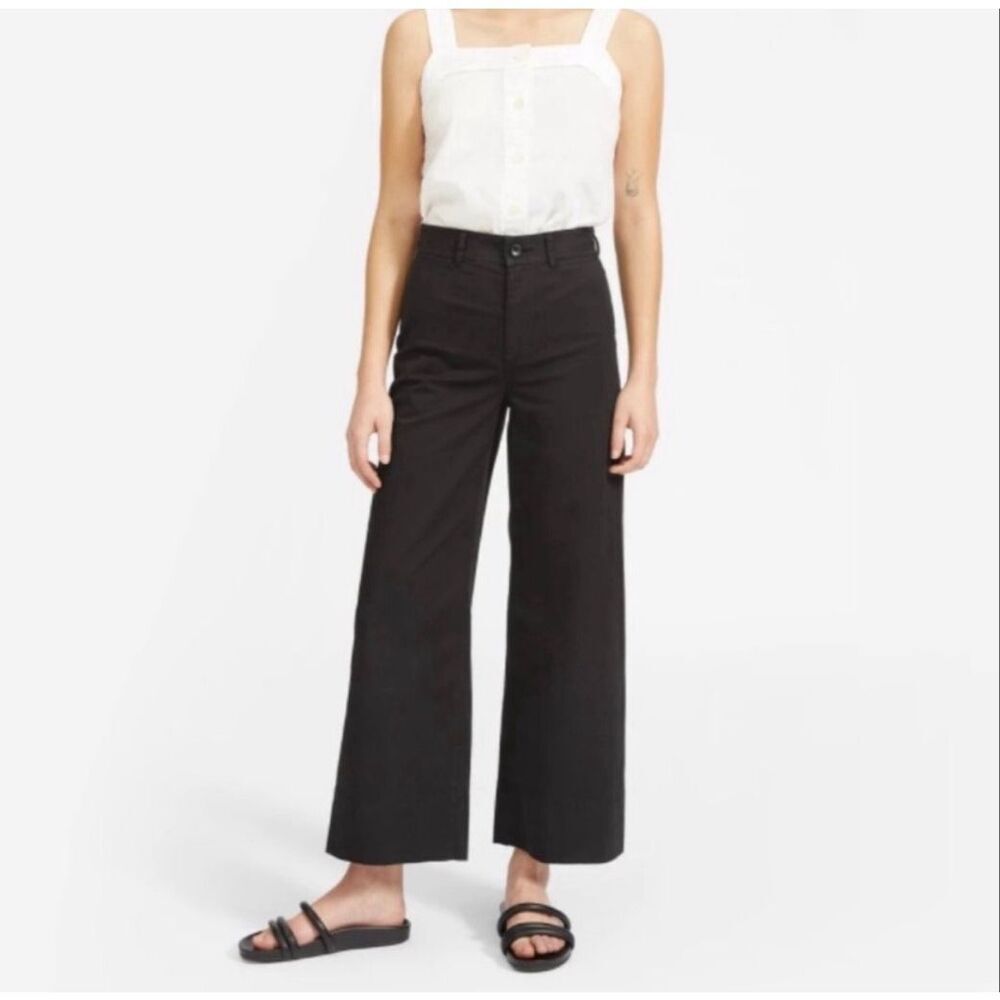 Everlane The Lightweight Wide Leg Crop Pant